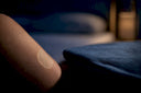 Anonymous sleep patch edge on skin